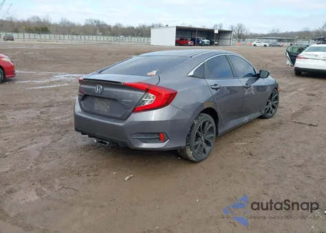 2020 Honda Civic Sport z USA, uszkodzony, nr VIN 19XFC2F80LE012767